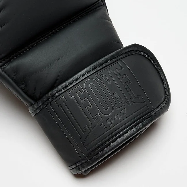 Рукавиці греплінгові для ММА Leone BLACK Edition (капа в комплекті)