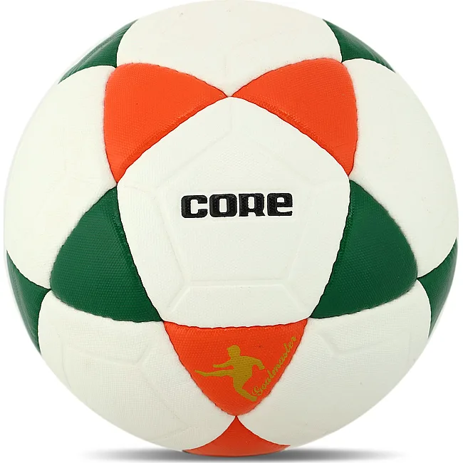Футбольный мяч CORE BRILIANT SUPER FB-8167 №5 PU (Белый-зеленый)