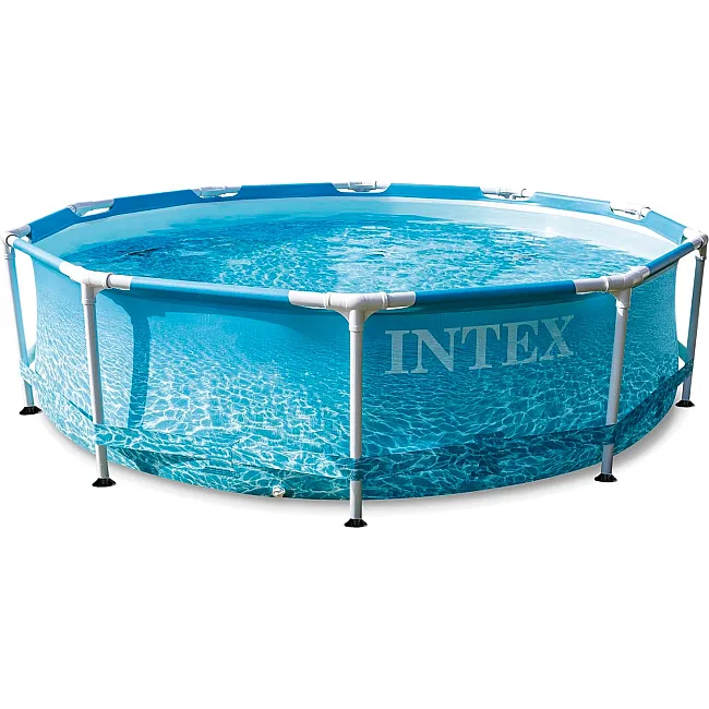 Бассейн каркасный INTEX 28206 305 х 76 см, морской принт