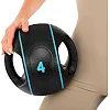 Медбол мяч медицинский двуручный с хватами LiveUp
 LP8111-4 4кг