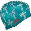 Шапочка для бассейна
 силиконовая для взрослых MADWAVE
 PALM TREE M055330 (Зеленый)