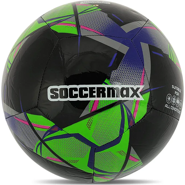 Футбольний м'яч SOCCERMAX FB-4137 №5 PU (Червоний)
