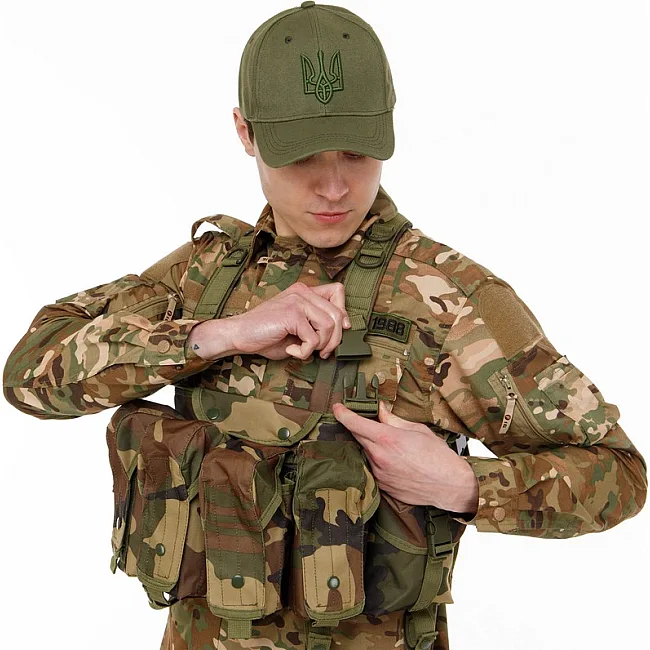 Жилет разгрузочный с подсумками
 MILITARY RANGERS
 ZK-V-102 48х59см (Оливковый)