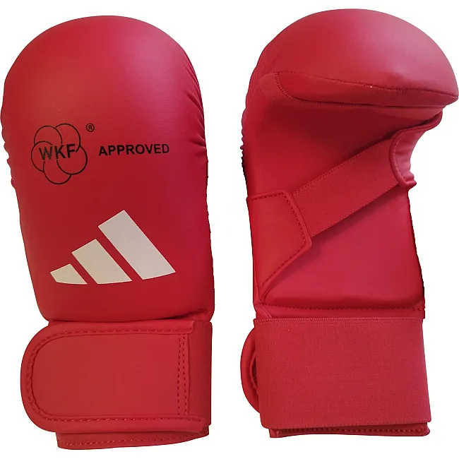 Перчатки для карате с лицензией WKF | красный | ADIDAS 661_22_20
