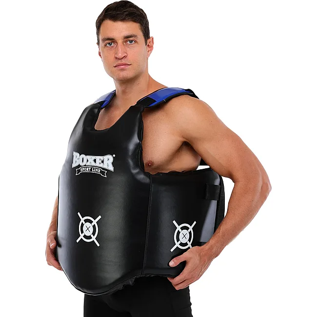Защита корпуса пояс тренера для отработки ударов BOXER
 2039-01 (Черный)