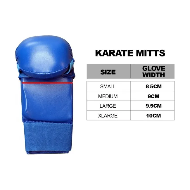 Перчатки для карате с лицензией WKF | красный | ADIDAS 661_22_20