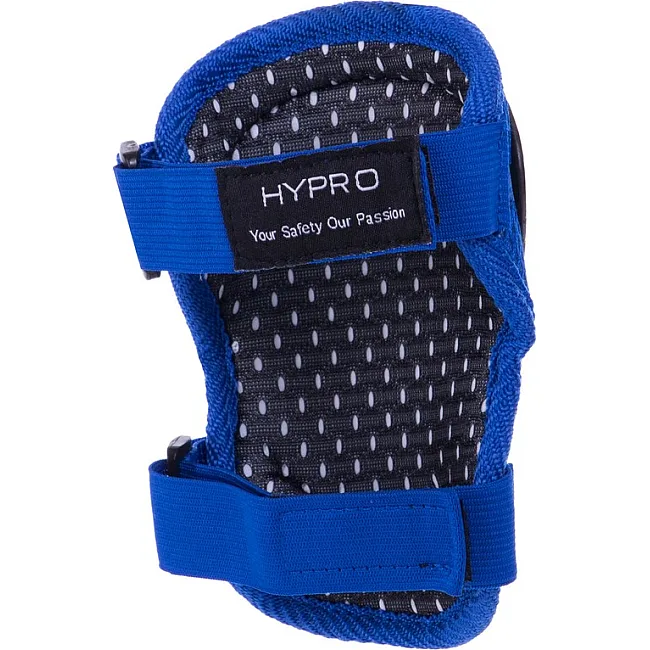Защита для роликов детская наколенники налокотники перчатки HYPRO HP-SP-B004 (Синий-черный)