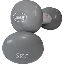 Гантелі вінілові пара Vinyl Dumbbell Egg Head 2х5кг