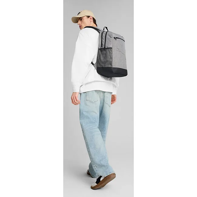 Рюкзак Puma BUZZ HEATHER Backpack 28L сірий 47,5х28х20 см