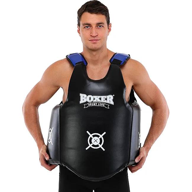 Защита корпуса пояс тренера для отработки ударов BOXER
 2039-01 (Черный)