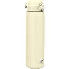 Бутылка для воды металлическая ION8 1200 мл. Stainless Steel, Creamy White