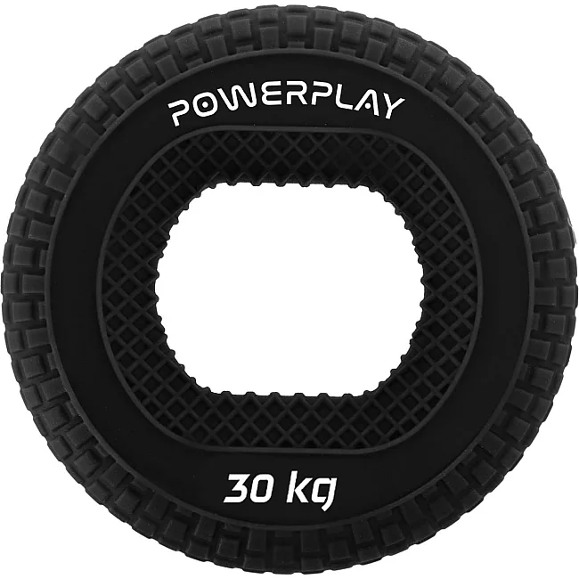 Эспандер кистевой силиконовый PowerPlay PP-4333 Hard 30 кг. Черный