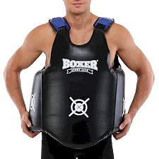 Захист корпусу пояс тренера для відпрацювання ударів BOXER 2039-01 (Чорний)