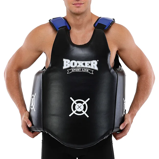 Защита корпуса пояс тренера для отработки ударов BOXER
 2039-01 (Черный)