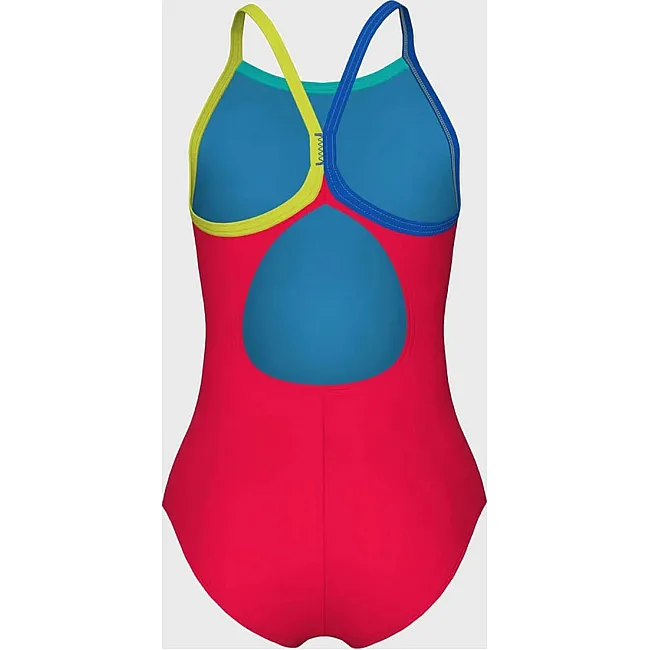 Купальник закрытый для девочек Arena SWIMSUIT LIGHT DROP SOLID красный