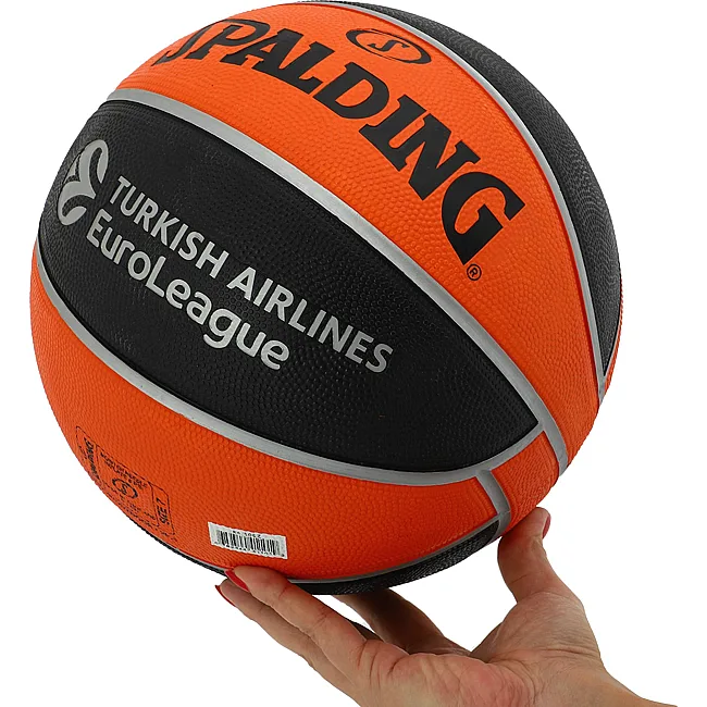 Баскетбольный мяч
 резиновый SPALDING TF 150 см
 EURO TURK 84506Z
 7 (Черный-оранжевый)