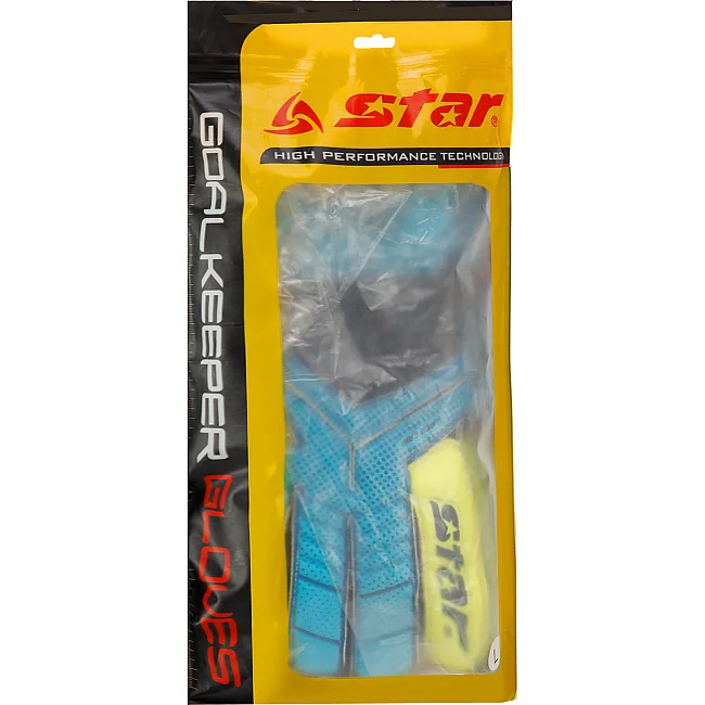 Вратарские перчатки
 профессиональные STAR NEW DASH SG630 (Синий-желтый)