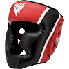 Боксерский шлем RDX AURA PLUS T-17 Red/Black (капа в комплекте)
