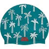 Шапочка для бассейна
 силиконовая для взрослых MADWAVE
 PALM TREE M055330 (Зеленый)