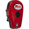 Лапа боксерская прямая тренировочная удлиненная кожа TWINS PML-6-L левая 26x16x7см 1штука (Красный)