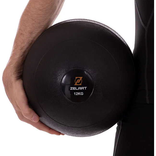 Слэмбол мяч набивной для кроссфита и фитнеса
 ZELART
 FI-2672-12 12к