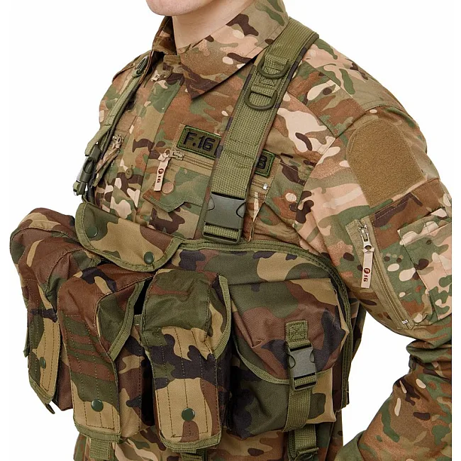 Жилет разгрузочный с подсумками
 MILITARY RANGERS
 ZK-V-102 48х59см (Оливковый)