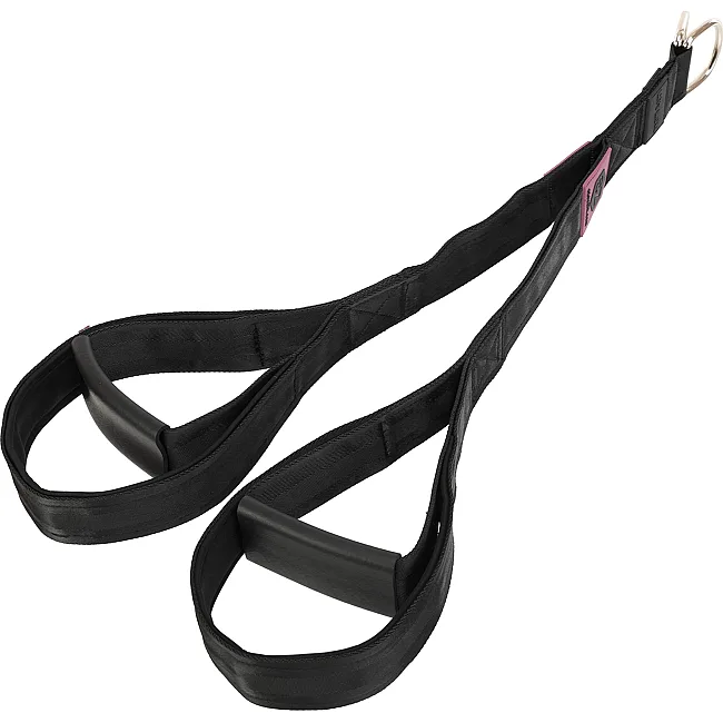 Стропа канат с ручками гибкая тяга для трицепса с двойным хватом SOFT TRICEP
 EZOUS F-10 73х5,5см