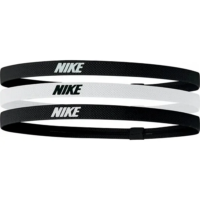 Пов'язка на голову Nike Headbands 2.0 3PK чорний, білий