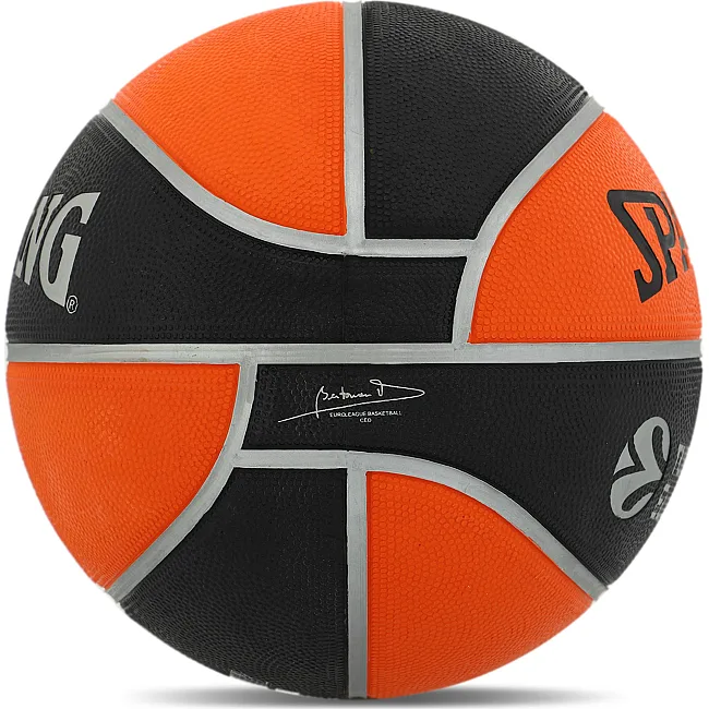 Баскетбольный мяч
 резиновый SPALDING TF 150 см
 EURO TURK 84506Z
 7 (Черный-оранжевый)