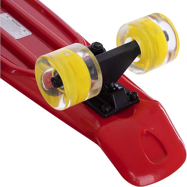 Пенни борд Penny Board круизер пластиковый со светящимися колесами 22