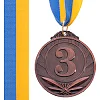 Медаль спортивная с лентой SP-SPORT TRIUMF C-4871 ø5см (Бронзовый)