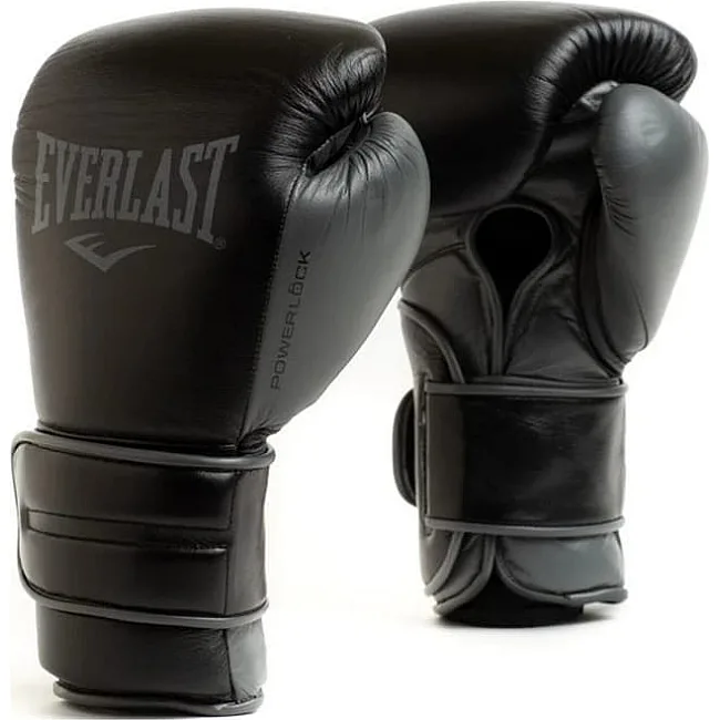 Боксерские перчатки EVERLAST POWERLOCK 2 PRO TRAINING H&amp;L GLOVE черный 16 унций