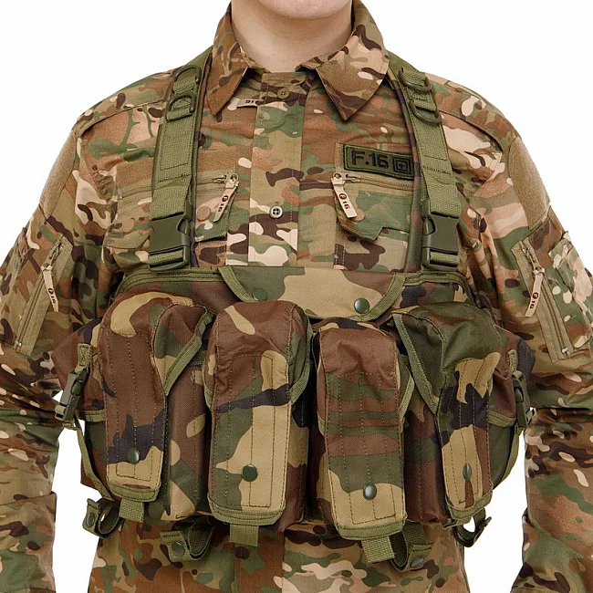 Жилет разгрузочный с подсумками
 MILITARY RANGERS
 ZK-V-102 48х59см (Оливковый)