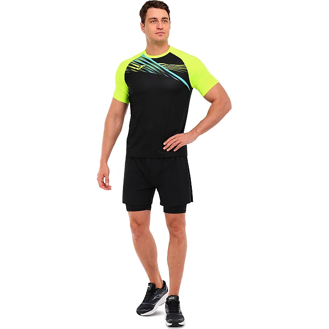Футболка мужская JOMA

 ELITE X 103101-121 XXS
-XXL (Черный-салатовый)