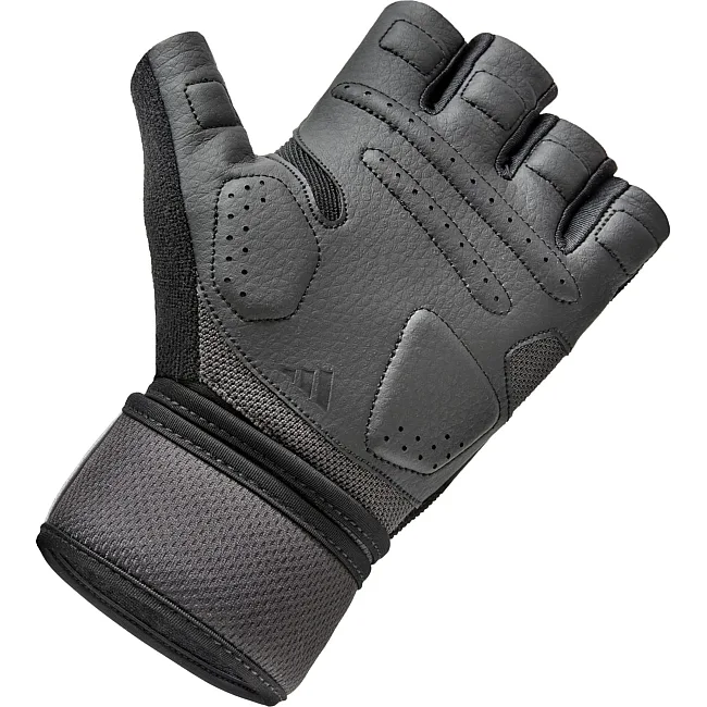 Перчатки для тренинга Adidas Wrist Wrap Training Gloves черный S