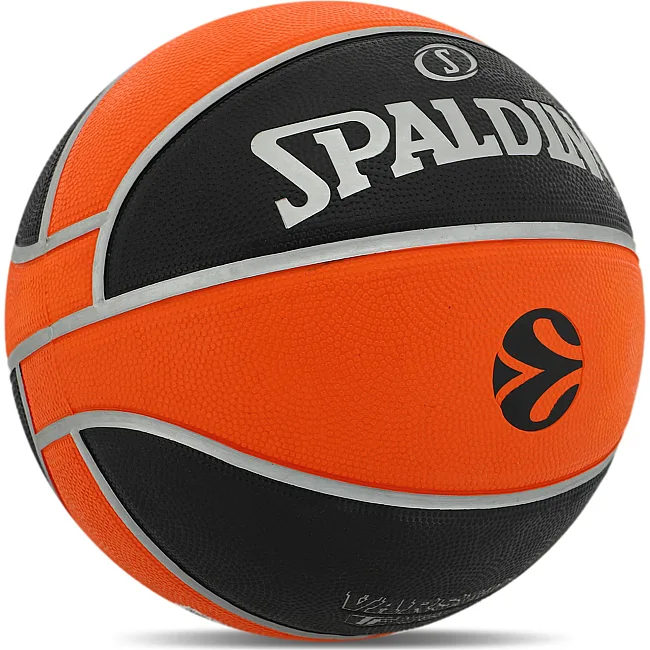 Баскетбольный мяч
 резиновый SPALDING TF 150 см
 EURO TURK 84506Z
 7 (Черный-оранжевый)