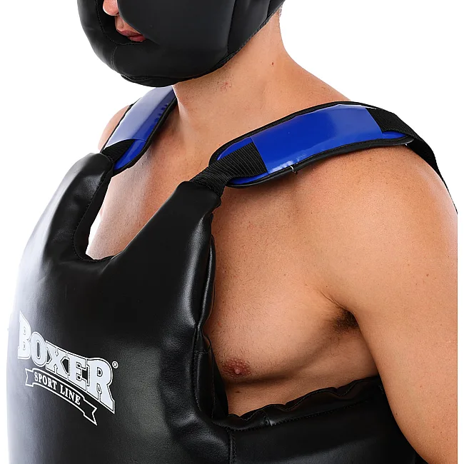 Защита корпуса пояс тренера для отработки ударов BOXER
 2039-01 (Черный)