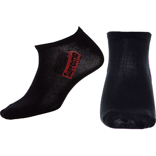 Спортивные носки мужские короткие SUP BC-3931 (Черный)