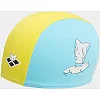 Детская шапочка для плавания Arena FRIENDS KIDS POLYESTER CAP желтый, голубой Дет