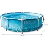 Бассейн каркасный INTEX 28206 305 х 76 см, морской принт