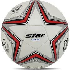 Футбольный мяч SELECTAR NEW POLARIS 1000 SB375 №5 Compite кожа (Белый-красный)