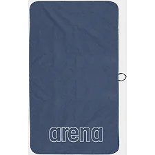 Спортивное полотенце Arena SMART PLUS POOL TOWEL темно-синее, белое Уни 150х90 см