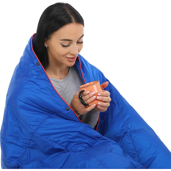 Туристическое одеяло PUFFY DOWN BLANKET 4MONSTER C-BKR-178 (Синий)