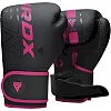 Боксерские перчатки RDX F6 MATTE PINK(капа в комплекте)