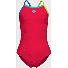 Купальник закрытый для девочек Arena SWIMSUIT LIGHT DROP SOLID красный