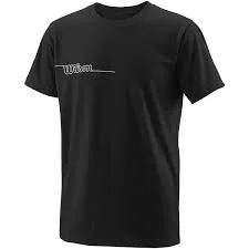 Детская футболка Wilson TEAM II TECH TEE Y Black