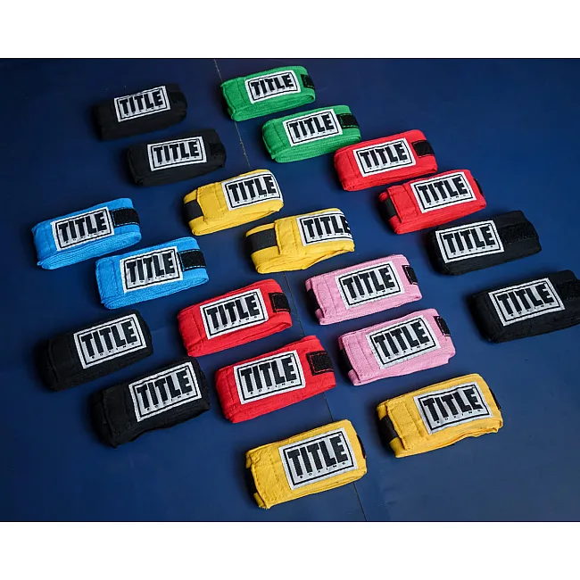 Бинти для боксу TITLE Boxing Advanced Semi-Elastic Assorted (10 Pair)