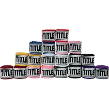 Бинты TITLE Boxing Advanced Semi-Elastic Assorted (10 Pair)