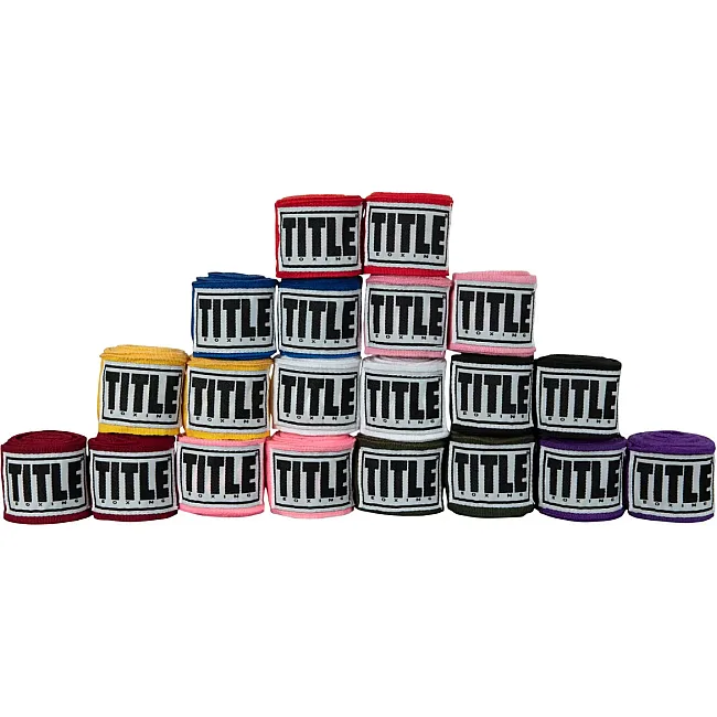 Бинти для боксу TITLE Boxing Advanced Semi-Elastic Assorted (10 Pair)