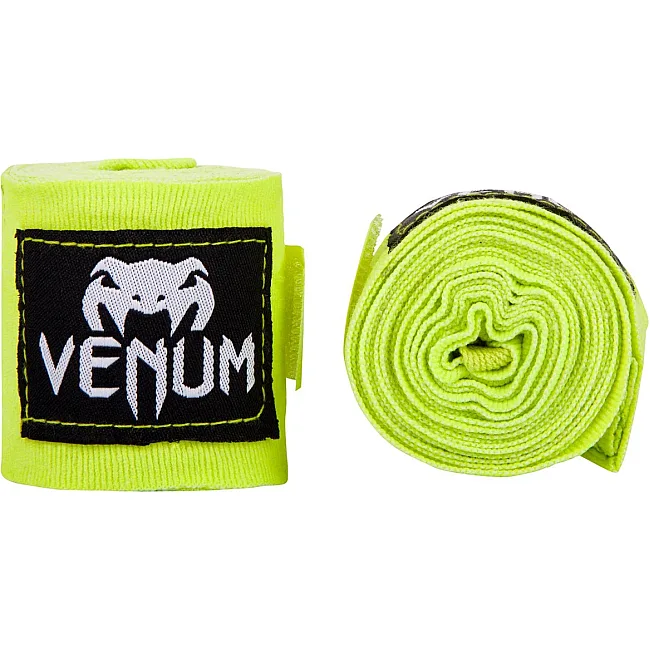 Боксерские бинты Venum Boxing Handwraps - 2.5m Neo Yellow